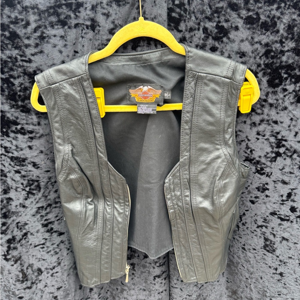 Black Leather Vest